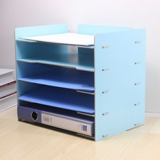 도화지 보관함 미술학원 스케치북장 정리함 지류함 단풍나무 화이트 8단, 3 mmMSJ05-BFB 라이트 블루