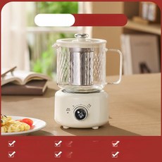 미니 전기 온수기 소형 가정용 온도조절 전기차포트, 800ml 기계식 + 프리미엄판 수동장시간보온, 기본 색상