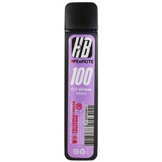 辦公王 筆樂PENROTE PD8411 100入高容量樹脂鉛芯, 1個, HB