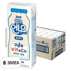 엔요 유산균음료 플레인, 200ml, 360개