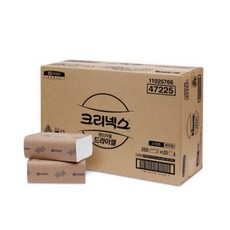 크리넥스 47225 드라이셀 핸드타올 스마트 F250 20밴드, 250매, 20개