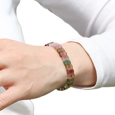 輕透小米碧璽手排 彩碧璽手排 冰淇淋微西瓜碧璽手鍊