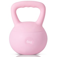 Need 말랑말랑 소프트 PVC 케틀벨 아령, 1개, 6kg, pink