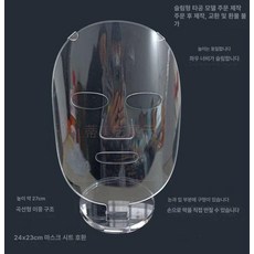 마스크팩진열대 투명 이동식 고급 수납함 디피 원형 랙, 구멍 있는 슬림 버전 맞춤 제작