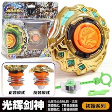 颶風戰魂1 陀螺 烈風天聖翼 戰鬥王3代 鬥戰聖佛 爆裂玩具, 2代【光輝劍神】初始系列, 1個