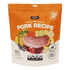 트러스티푸드 강아지 동결건조 사료 포크 패티, 350g, 1개