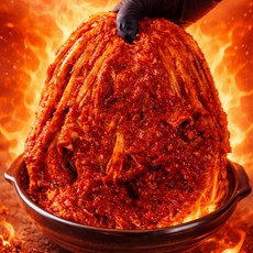 [더본촌] 100% 허벌나게 매운 전라도 실비김치 포기김치 배추김치, 1개, 1kg