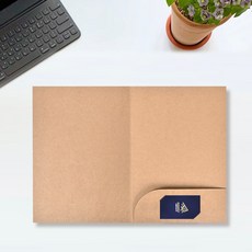 GS 한면 A4 크라프트지 화일 문서 홀더 보관 결재 종이 파일 명함, 단품, 단품