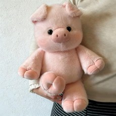귀여운 꿀꿀이 돼지 인형 45cm, B