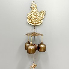 황동 닭 3종 문종 수작업 도어벨 풍경종 rka*78020zC