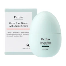 Dr.Bio | 綠米生物群美白乳霜 50ml(適用於成年人/肌膚保濕/肌膚提亮/減少肌膚紋理/敏感性肌膚), 1個, 50ml