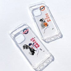 각인무료 주문제작 프로야구 선수 그래픽 폰케이스 탱크 젤리 케이스