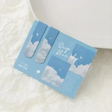 페이지 책 독자를 위한 2pcs 숲 풍경 자기 책갈피, 기타, 01 F