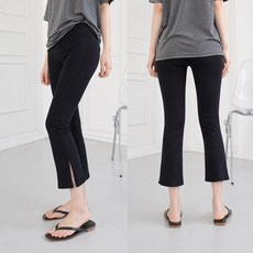 아이스쿨 옆트임 부츠컷 레깅스팬츠 FREE~5XL "국내생산" 일상 요가 헬스 데일리 여름