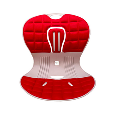 트러블체어 자세교정 좌식의자 허리건강 등받이 의자 행사, 레드 1개, 1개