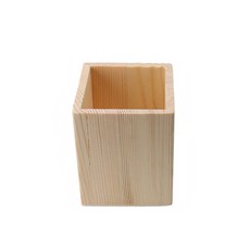원목 사각 연필꽂이 다용도펜꽂이, 1개