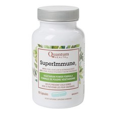 Quantum Health Super Immune+ 파워 포뮬러 식이 보충제 채식주의자 캡슐 90개, 1개