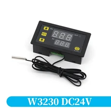 미니 디지털 온도 컨트롤러 가열 냉각 제어 센서 W3230 12V 1-5 개, 02 DC-24V