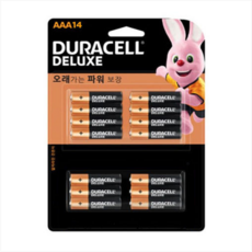 듀라셀 알카라인 건전지 디럭스 AAA 8+6입 (14알), 14개, 1개입