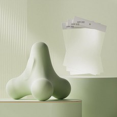 새로운 스타일 네 모서리 근막 공 발바닥 마사지 어깨 목 허리 손 근육 젖산 운동 휴식 자오선 피트니스, 녹색 OPP