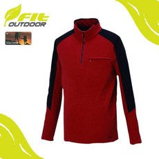 FIT 維特 男 雙刷雙搖保暖衣《酒紅》GW1109 運動上衣 悠遊山水