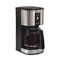 Hamilton Beach 12 Cup Programmable Hot & Iced Coffee Maker Easy-to-Use Touch-Activated Display R, Hamilton Beach 12 Cup Programm