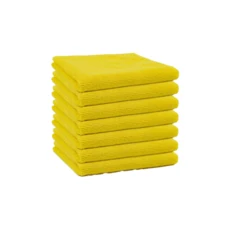 10/20/50PCS 접시 수건 두꺼운 흡수성 식기 세척 천 주방 청소 천 다기능 오염 제거 판매, 06 yellow, 02 10pcs 30x30cm