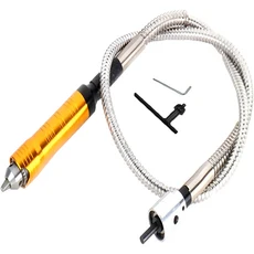 플렉스 샤프트 로터리 도구 부착 조각사 유연한 0.24in 6MM 핸드 피스 파워 미니 그라인더 연마 드릴링, 01 하얀색