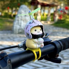 자전거 전기자전거 오토바이 액세서리 차량용 장식품, 1개, 노란색 스트랩 A타입