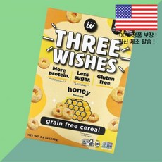 세 가지 소원 그레인 프리 시리얼 꿀 허니 8.6온스 245g Three Wishes Grain Free Cereal Honey 8.6oz