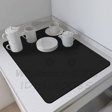 廚房吸水墊 40*50CM, 1個, 經典黑, 經典黑