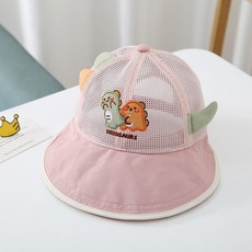 兒童帽子夏季薄款透氣網眼鴨舌帽男孩女寶寶嬰兒遮陽防曬太陽帽潮