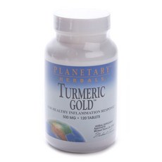 PLANETARY HERBALS 薑黃草本補充錠, 1罐, 120顆