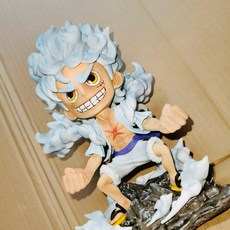 sh 太陽神五檔尼卡魯夫雕像21cm Q版公仔，航海王/海賊王收藏擺件，重現經典角色，精緻港版手辦, 1個