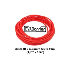 KEGLAND 블랙 레드 호스 파이프 정원 공급 맥주 양조 바 도구 3mm 4mm 5/6.3mm 튜브 12 계량기, 05 3mmx6.35mm red