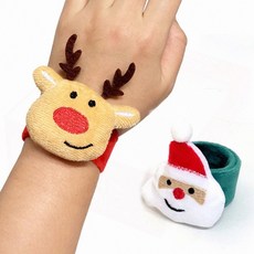파티용품 장난감 슬랩팔찌 루돌프 어린이 겨울 4p 요술팔찌, 1개, 상세페이지 참조