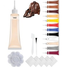 2026년 새로운 고급 가죽 수리 젤 카시트 비닐 키트용 업그레이드 키트 전문 컬러 크림 다기능 소파 및 재킷 키트 베이지, Beige