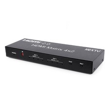 넥스트유 NEXT-4242UHDM-DS 4x2 HDMI 매트릭스 스위치 4K 60Hz