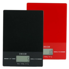 제과 제빵 심플 디지털 미니 주방 전자 쿠킹 논슬립 주방저울, 1 주방저울 유니언KE-S-레드
