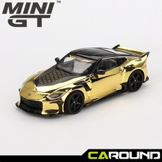 미니지티(985) 1:64 닛산 Z 베일사이드 FFZ400 - 골드 크롬, 1개
