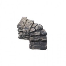 장식용소품 미니어처 돌계단 1P 곡선형, 1개, 상세페이지 참조