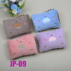 만화 털실 충전식 온수병 안전 방폭 전기 온열기 이중 손잡이 분리형 세탁 가능한 손난로 아기 온열기, JP-09 공룡 베개