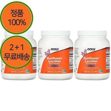 2+1 나우푸드 퓨어 해바라기 레시틴 포스파티딜 콜린 2500mg 파우더 가루 454g