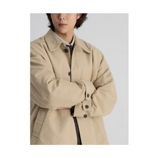 브랜드정품 에잇세컨즈 8SECONDS 브러시 코튼 맥 코트 베이지 310125