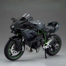 가와사키 400 H2R S1000RR 오토바이 다이캐스트 시뮬레이션 장난감 컬렉션 선물, 2. H2R Black