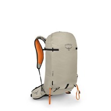 Osprey Firn 28L 스키 및 스노보드 백팩 샌디 그레이/데킬라 오렌지 Firn 28, Sandy Grey/Tequila Orange, 1개