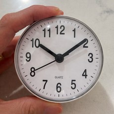 아포나 욕실 흡착식 방수 시계, 코랄핑크