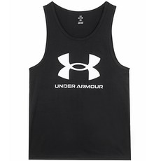 언더아머 UA 민소매 나시티 스포츠스타일 로고 탱크
