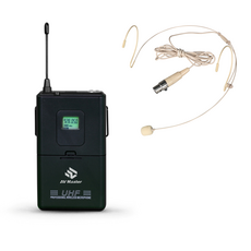 벨트팩(SMB4) 무선마이크 SMC-9004전용(Earset 포함), 살색, 이어셋 포함