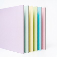 데일리브릿지 A4 하드보드지 6종 파스텔 프리미엄 페이퍼 세트, 12개